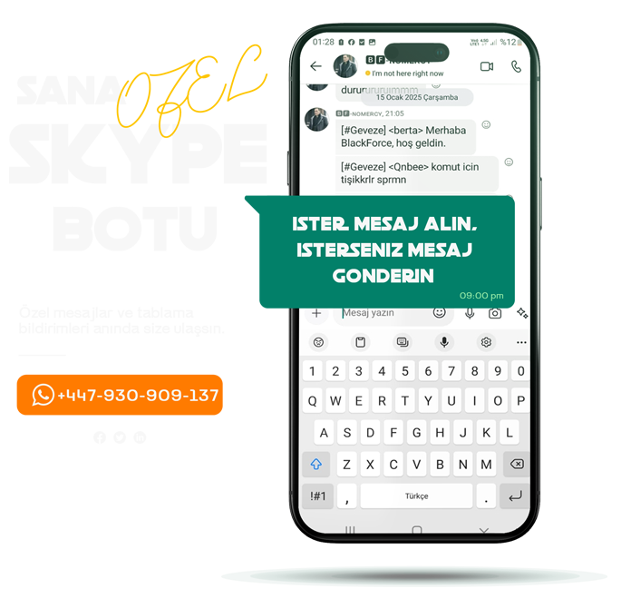 ApiUp - Whatsapp/Skype/Telegram Entegrasyonu - En ucuz Vds sunucusu - IRC Botu - Radyo